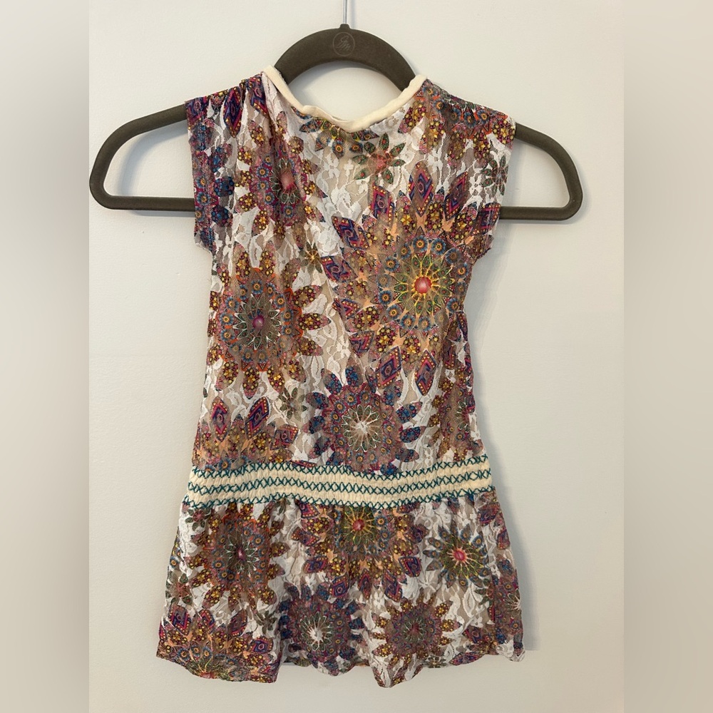 Colorful Floral Patterned Dress